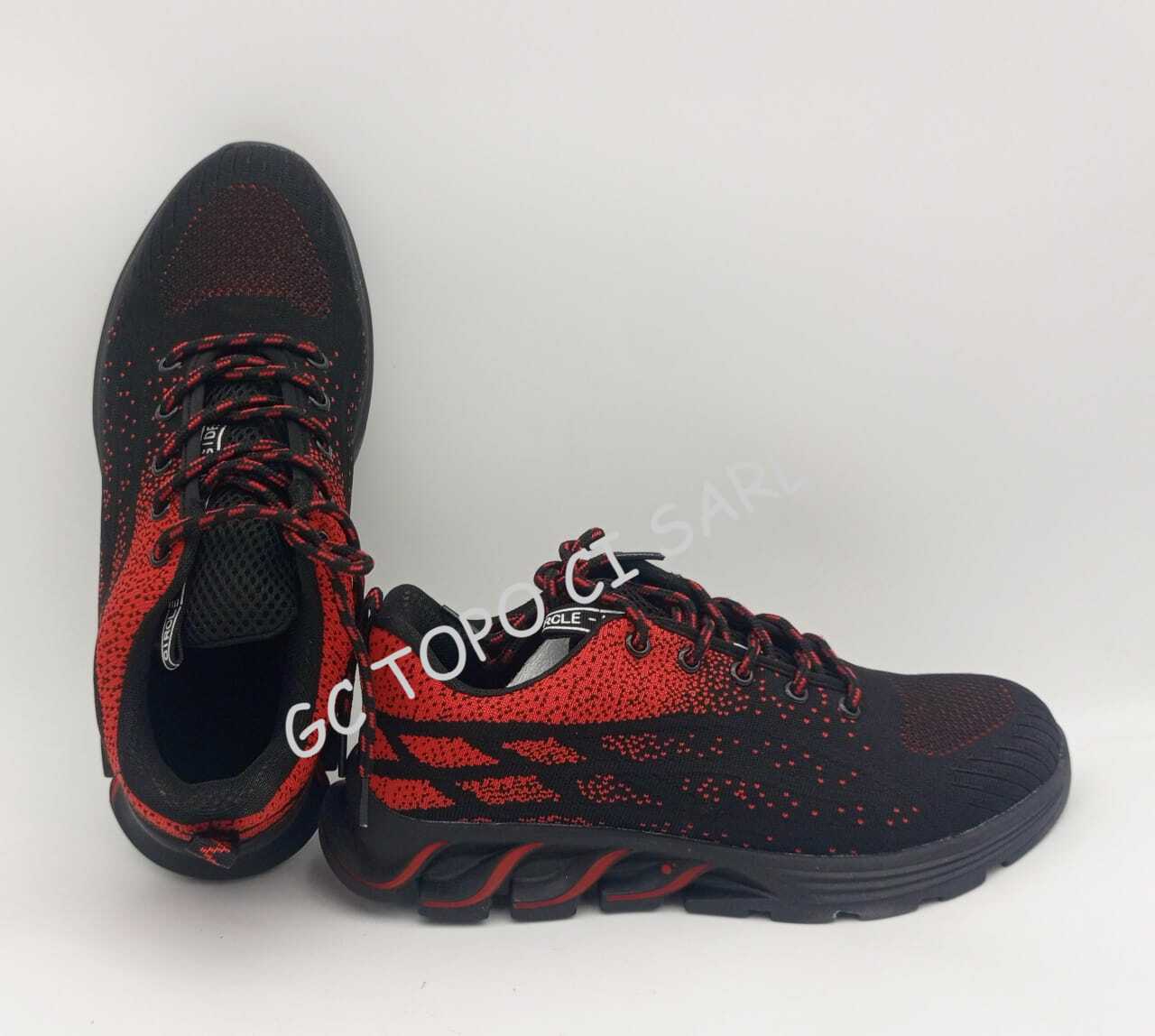 Chaussure de Sécurité Basket type S1P/9017 rouge Taille N°44