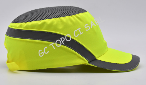 Casquette anti-heurt Jaune-Fluo N°BC-YL