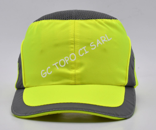 Casquette anti-heurt Jaune-Fluo N°BC-YL