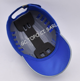 Casquette anti-heurt bleue N°BC-BL