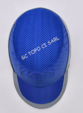 Casquette anti-heurt bleue N°BC-BL