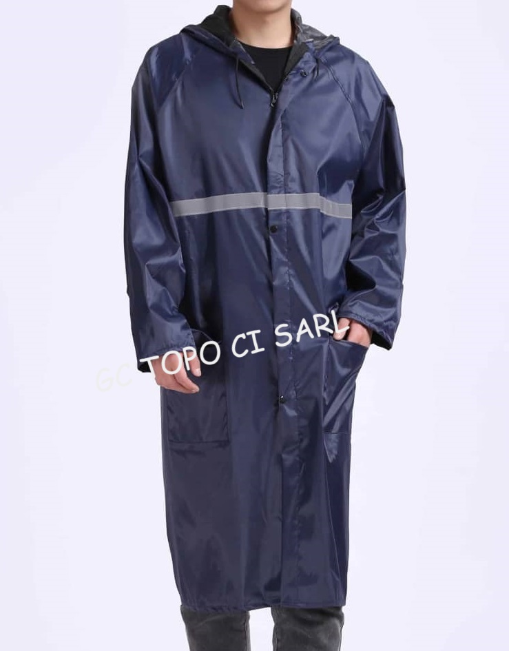 Manteau de Pluie Blouse couleur Bleue Marine