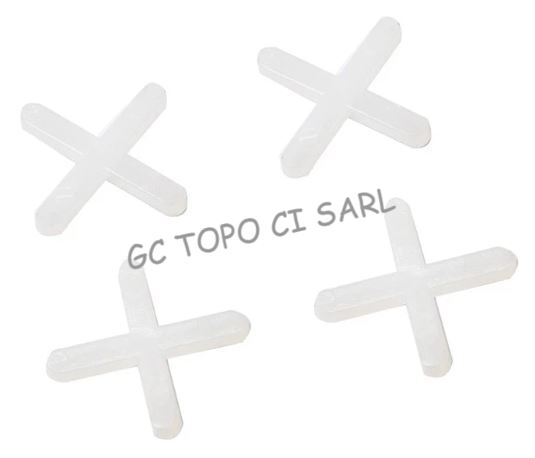 Croisillon carreau en plastique 8mm (Lot de 100 pcs)