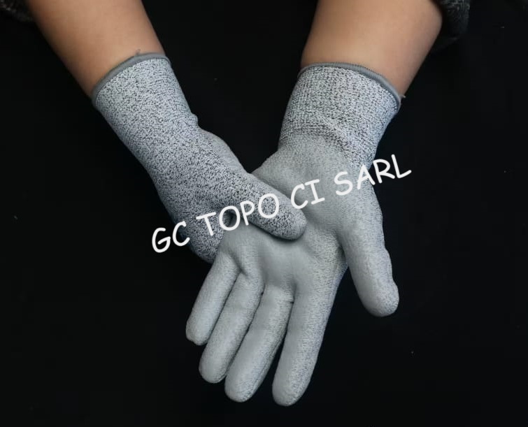 Gant Anti Coupure gris