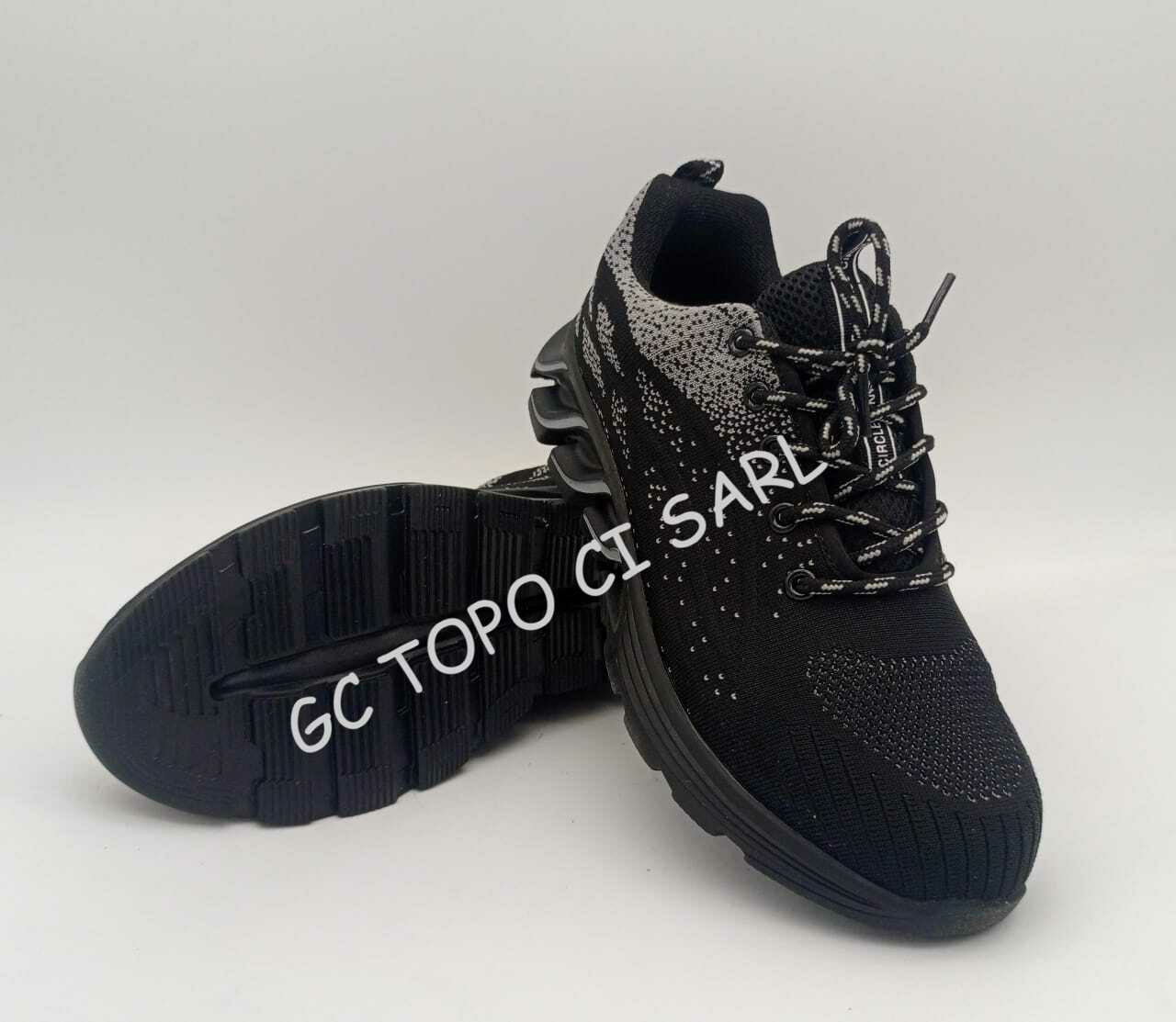 Chaussure de Sécurité Basket type S1P/9017 noir Taille N°40