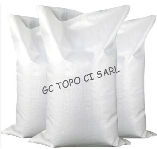 Sac de riz vide 50kg (PP Woven Bag) vide 60cm x 100cm 80gsm