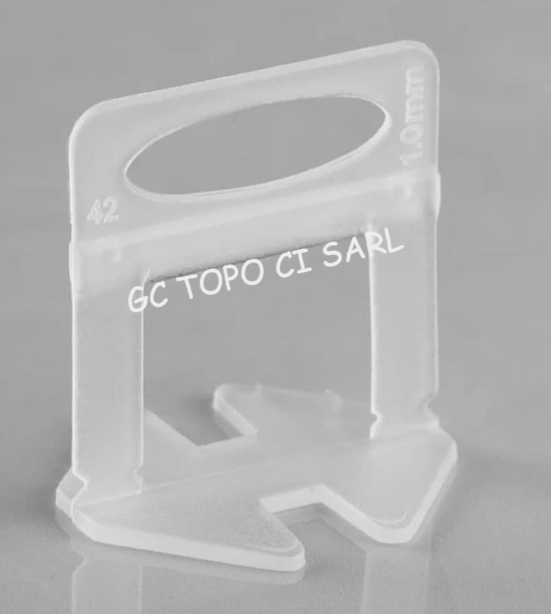 Base de croisillon carreau auto nivelant 3mm (Lot de 100 pcs)