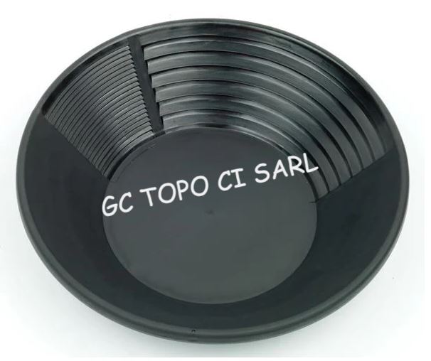 Pan Américain noir (American Pastic Gold Pan) - 35cm