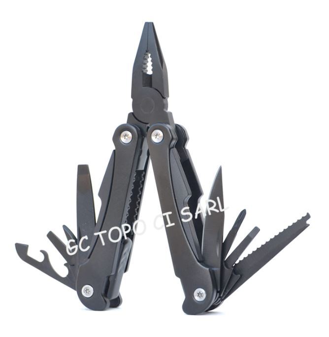 Couteau Multifonction 16 en 1 noir