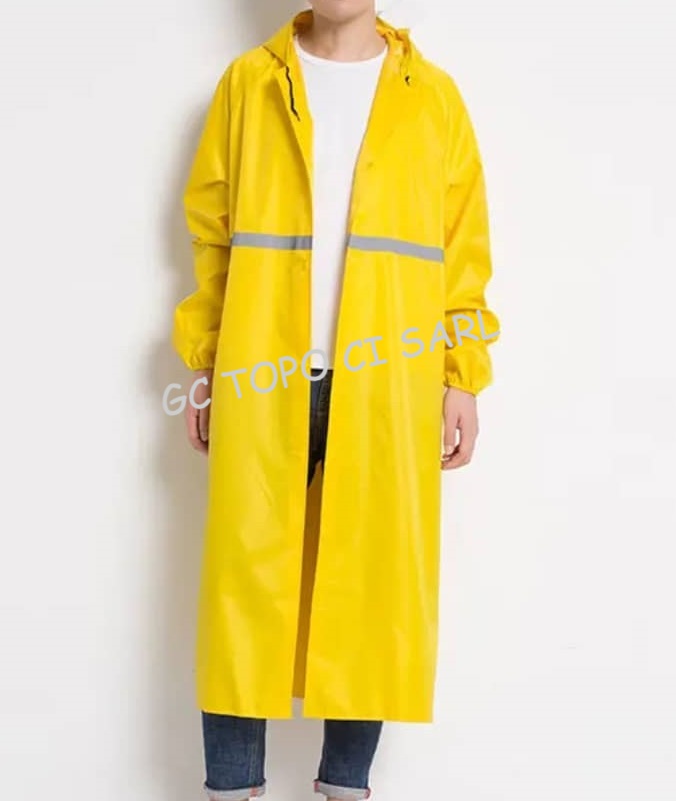 Manteau de Pluie Blouse couleur Jaune