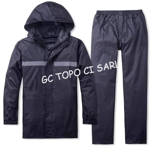 Ensemble de Pluie (Pantalon + T-Shirt) couleur Bleue Marine taille XL