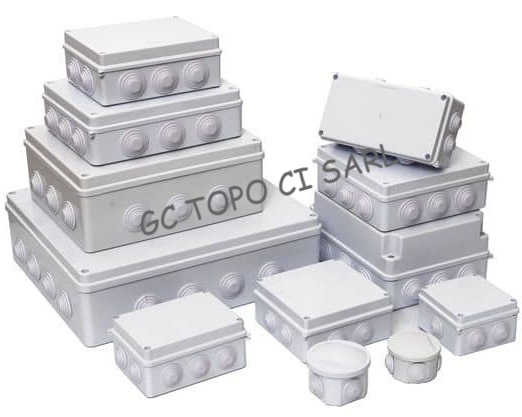 Boite de dérivation apparent 200mm x 155mm x 80mm étanche IP65