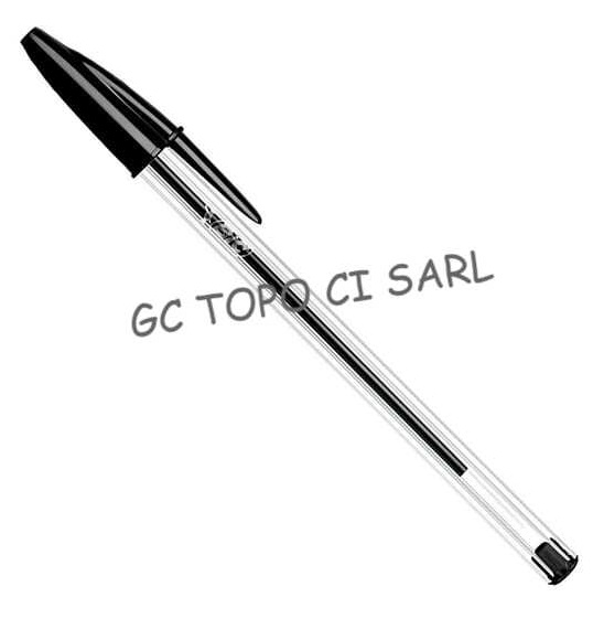 Stylo BIC Crystal Original Noir