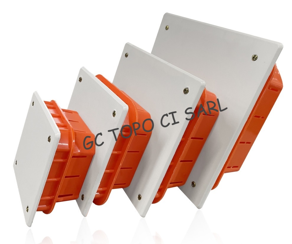 Boite de dérivation encastrée 110mm × 110mm × 45mm