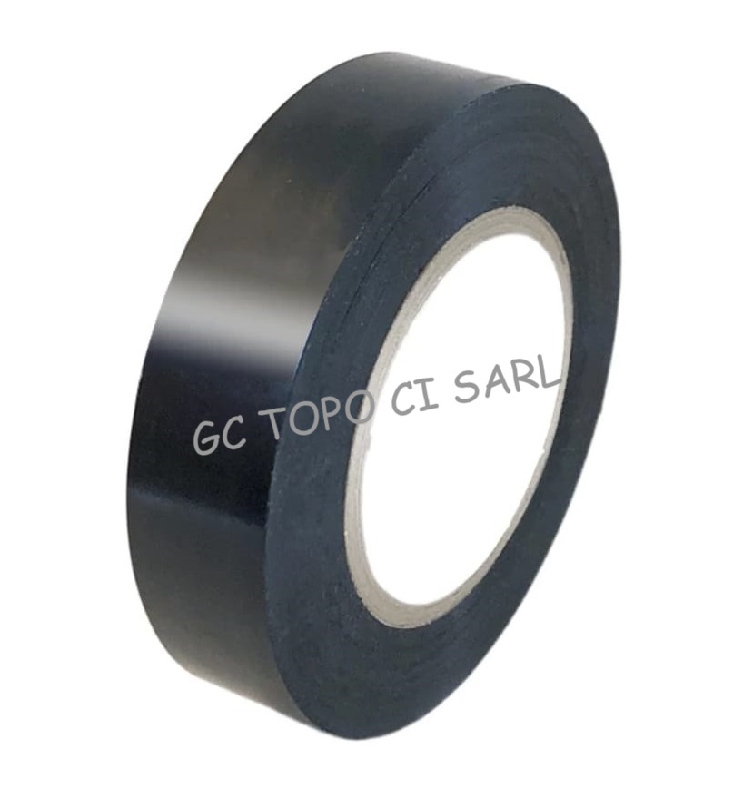 Ruban adhésif isolant PVC noir 0,18mm x 20mm x 25m